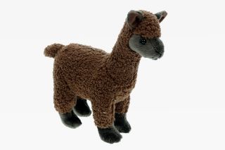 Obrázek z Lama hnědá plyš 20cm (6) 